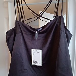 H&M black spaghetti  strap top
